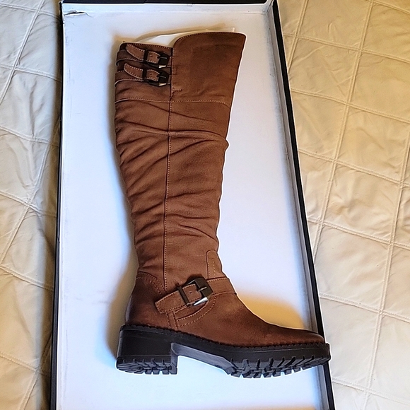 New Knee-high tall Boots, Brown, women, size 8, Vintage Foundry Co 14 - Picture 2 of 8
